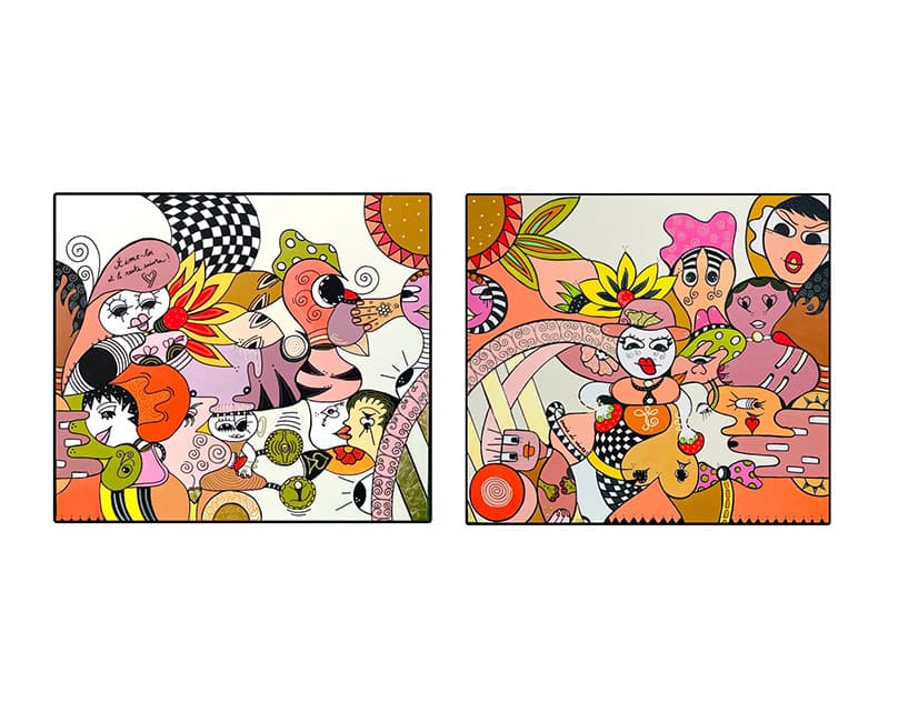 Artwork titled 'Envie de vivre!' by Narjess Azzouz
