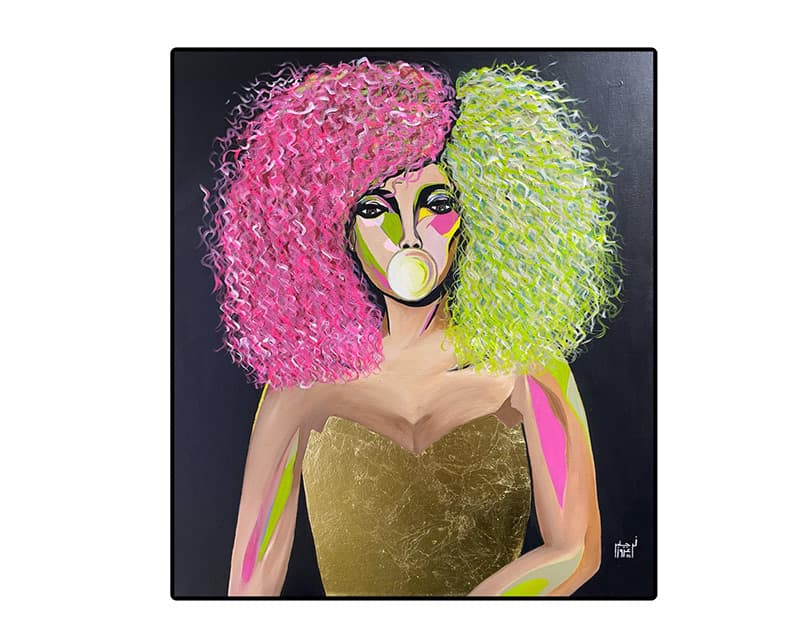 Artwork titled 'Le Mystère d'un Chewing-Gum II' by Narjess Azzouz