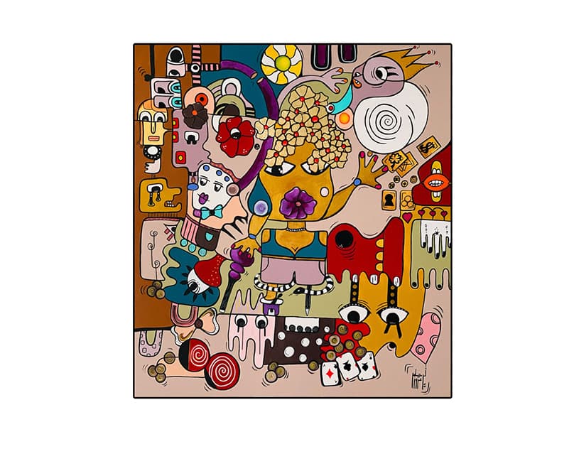 Artwork titled 'Successfully I' by Narjess Azzouz