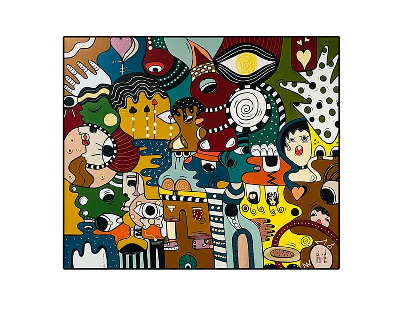 Artwork titled 'The Last One 22' by Narjess Azzouz